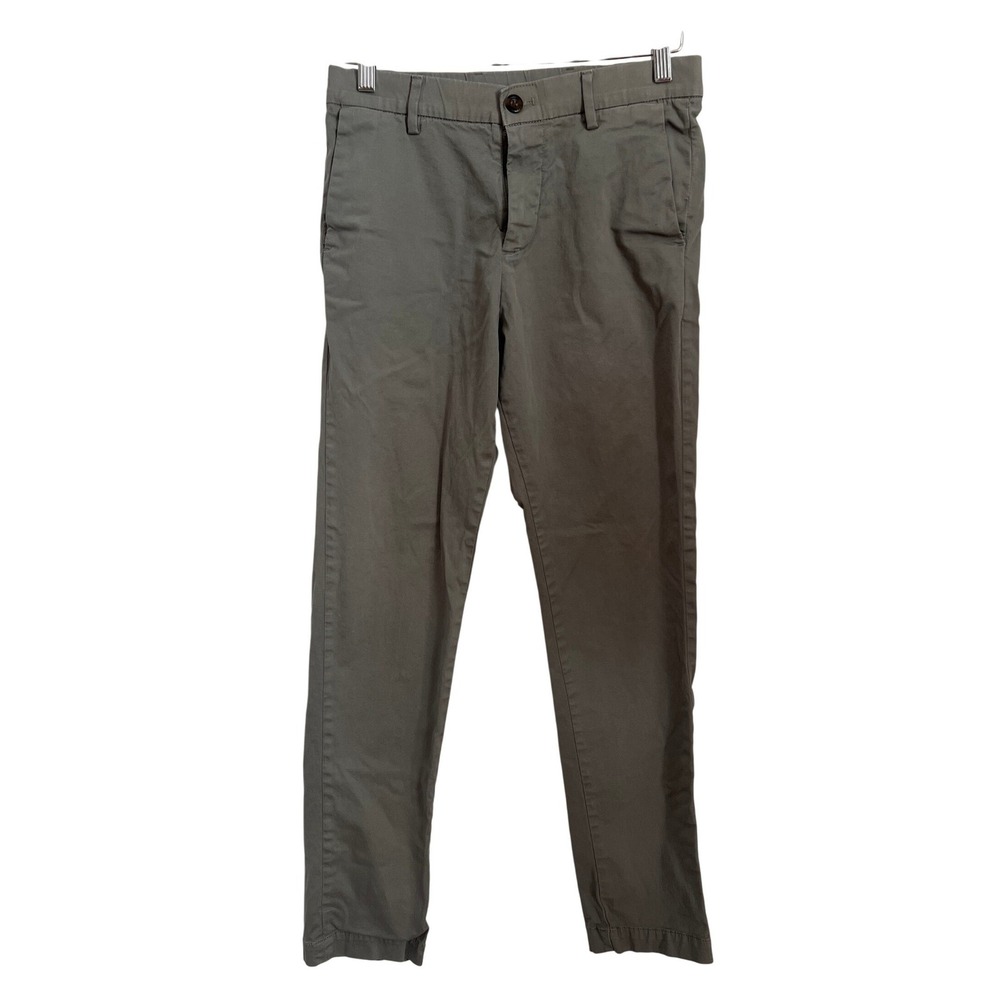 Bearbottom Stretch Chino Pant Mens Size S 30 Grey Slim Fit Cotton Spandex Casual